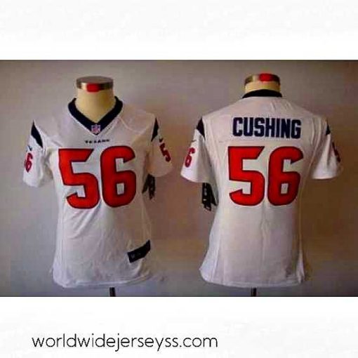 Exceptionally fashioned Nike Houston Texans #56 Cushing White [Women's NIKE LIMITED Jersey]