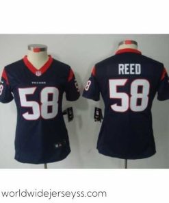 Finely crafted Nike Houston Texans #58 Brooks Reed Blue Color[NIKE LIMITED Jersey]