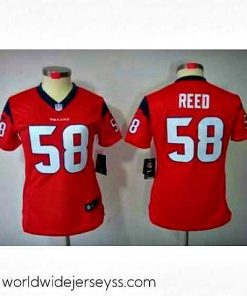 Exquisitely designed Nike Houston Texans #58 Brooks Reed Red Color[NIKE LIMITED Jersey]