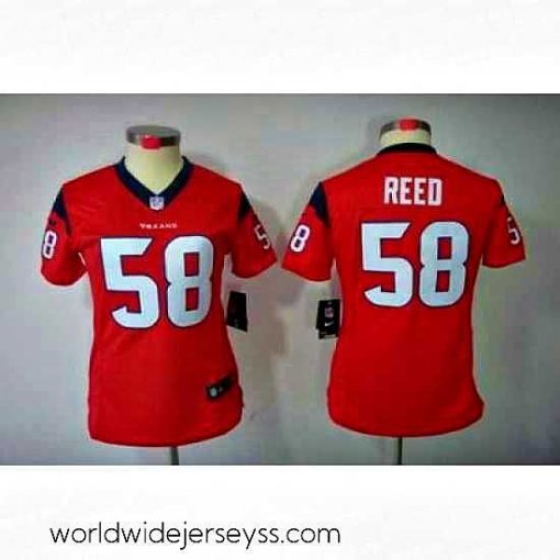 Exquisitely designed Nike Houston Texans #58 Brooks Reed Red Color[NIKE LIMITED Jersey]