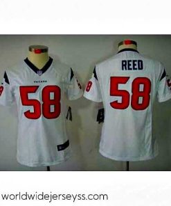 Exceptionally fashioned Nike Houston Texans #58 Brooks Reed White Color[NIKE LIMITED Jersey]