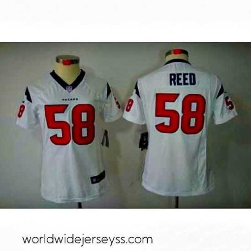 Exceptionally fashioned Nike Houston Texans #58 Brooks Reed White Color[NIKE LIMITED Jersey]