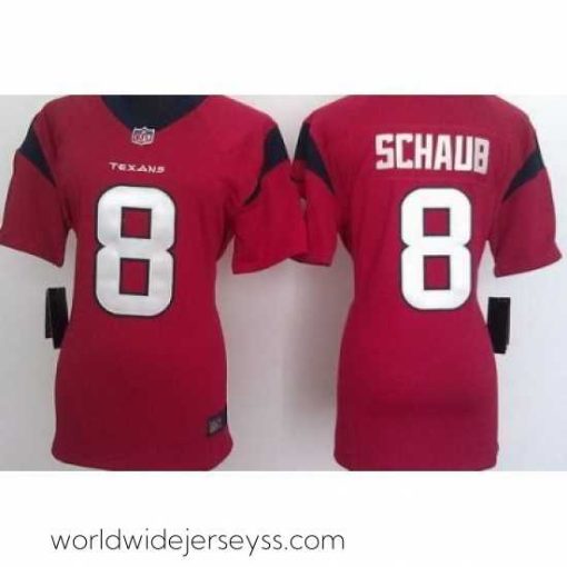 Superbly made Nike Houston Texans 8 Matt Schaub Red Nike NFL Jerseys