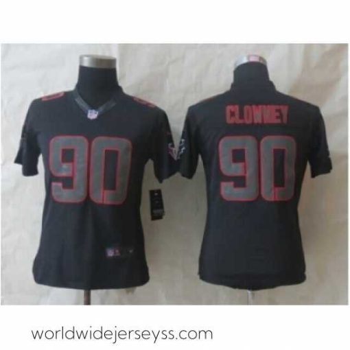 Marvelously styled Nike Houston Texans #90 Clowney Black Jerseys(Impact Limited)