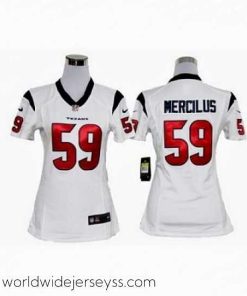 Exceptionally fashioned Nike NFL Houston Texans 59# Mercilus White Jersey