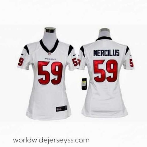 Exceptionally fashioned Nike NFL Houston Texans 59# Mercilus White Jersey