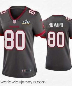 Exceptionally fashioned O.J. Howard Buccaneers Pewter Super Bowl Lv Game Jersey