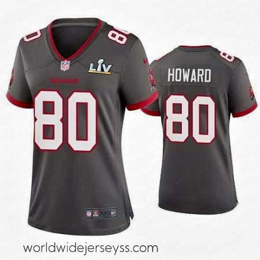 Exceptionally fashioned O.J. Howard Buccaneers Pewter Super Bowl Lv Game Jersey