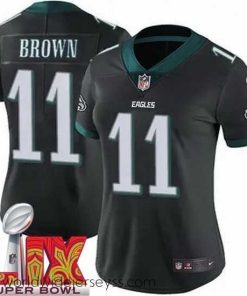 Exquisitely designed Philadelphia Eagles A.J. Brown #11 Black 2024 2025 Super Bowl LIX F.U.S.E Stitched NFL Jersey