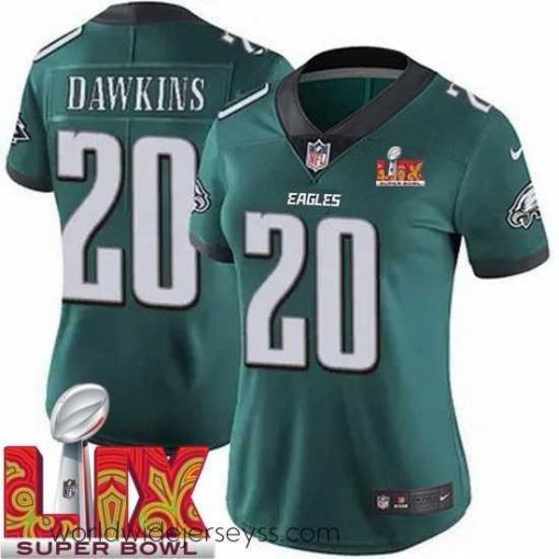 Exceptionally fashioned Philadelphia Eagles Brian Dawkins #20 Green 2024 2025 Super Bowl LIX F.U.S.E Stitched NFL Jersey