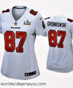 Exquisitely designed Rob Gronkowski Buccaneers White Super Bowl Lv Game Fashion Jersey