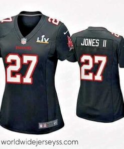 Superbly made Ronald Jones Ii Buccaneers Black Super Bowl Lv Game Fashion Jersey