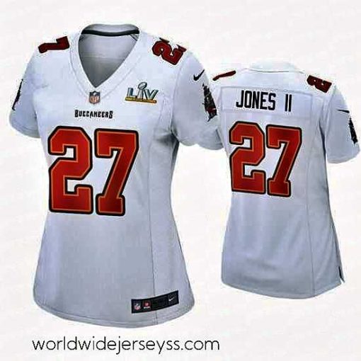 Superbly made Ronald Jones Ii Buccaneers White Super Bowl Lv Game Fashion Jersey