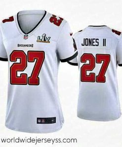 Exquisitely designed Ronald Jones Ii Buccaneers White Super Bowl Lv Game Jersey