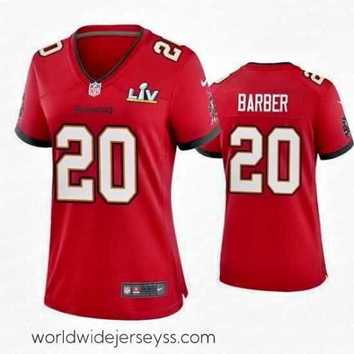 Exceptionally fashioned Ronde Barber Buccaneers Red Super Bowl Lv Game Jersey