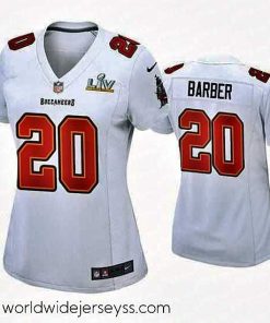 Exquisitely designed Ronde Barber Buccaneers White Super Bowl Lv Game Fashion Jersey