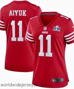 Exceptionally fashioned San Francisco 49ers 11 Brandon Aiyuk Red 2023 F.U.S.E  Vapor Limited Stitched Football 2024 Super Bowl LVIII Jersey