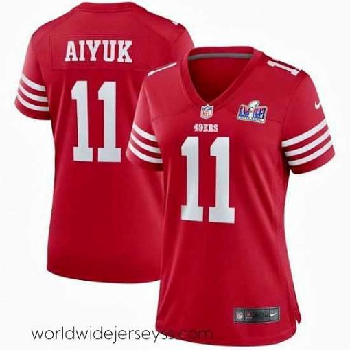 Exceptionally fashioned San Francisco 49ers 11 Brandon Aiyuk Red 2023 F.U.S.E  Vapor Limited Stitched Football 2024 Super Bowl LVIII Jersey