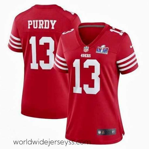 Superbly made San Francisco 49ers 13 Brock Purdy Red 2023 F.U.S.E  Vapor Untouchable Limited Stitched Football 2024 Super Bowl LVIII Jersey
