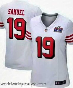 Exceptionally fashioned San Francisco 49ers 19 Deebo Samuel White Throwback 2023 F.U.S.E   Vapor Untouchable Limited Stitched Football 2024 Super Bowl LVIII Jersey