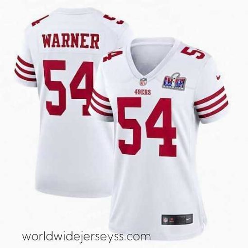 Superbly made San Francisco 49ers 54 Fred Warner White 2023 F.U.S.E  Vapor Untouchable Limited Stitched Football 2024 Super Bowl LVIII Jersey