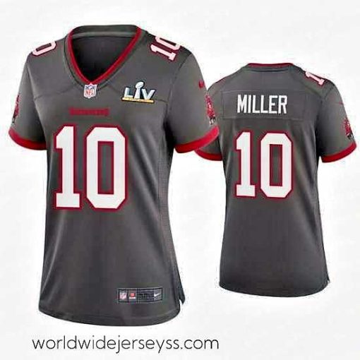 Marvelously styled Scotty Miller Buccaneers Pewter Super Bowl Lv Game Jersey