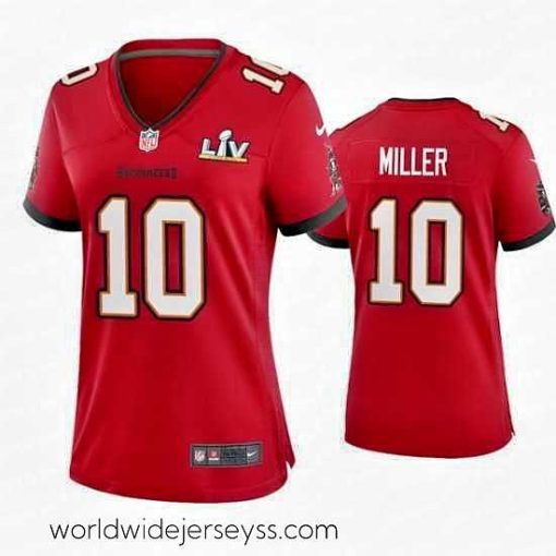 Finely crafted Scotty Miller Buccaneers Red Super Bowl Lv Game Jersey