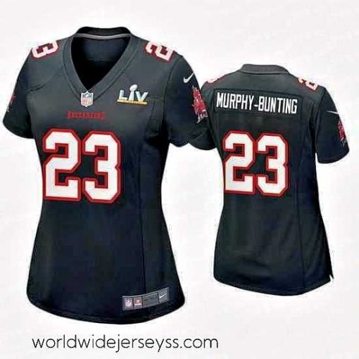 Marvelously styled Sean Murphy Bunting Buccaneers Black Super Bowl Lv Game Fashion Jersey
