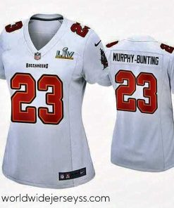 Marvelously styled Sean Murphy Bunting Buccaneers White Super Bowl Lv Game Fashion Jersey
