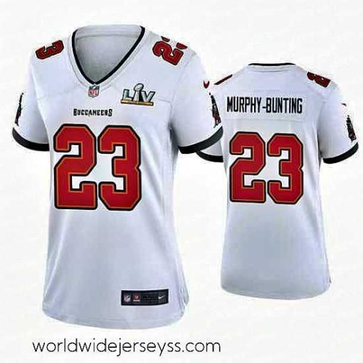 Exquisitely designed Sean Murphy Bunting Buccaneers White Super Bowl Lv Game Jersey