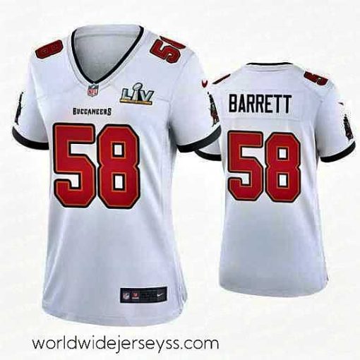 Finely crafted Shaquil Barrett Buccaneers White Super Bowl Lv Game Jersey