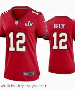 Exceptionally fashioned Tom Brady Buccaneers Red Super Bowl Lv Game Jersey