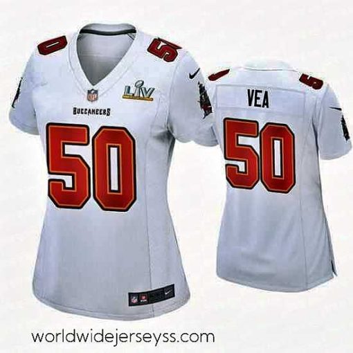 Finely crafted Vita Vea Buccaneers White Super Bowl Lv Game Fashion Jersey