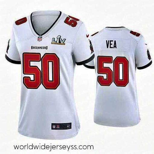 Superbly made Vita Vea Buccaneers White Super Bowl Lv Game Jersey