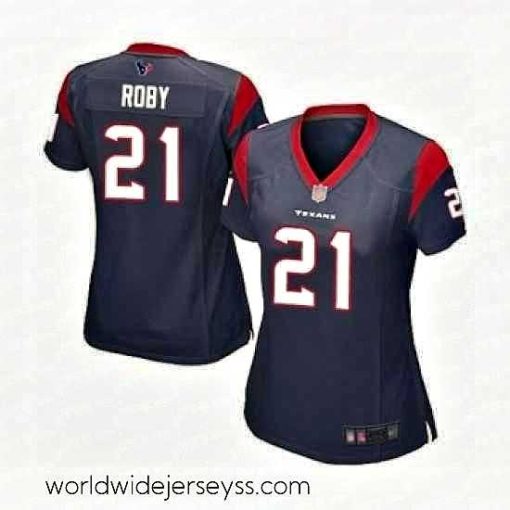 Exquisitely designed Womens Houston Texans 21 Bradley Roby Game Navy Blue Team Color Football Jersey