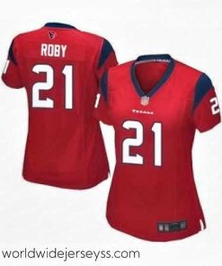 Marvelously styled Womens Houston Texans 21 Bradley Roby Game Red Alternate Football Jersey