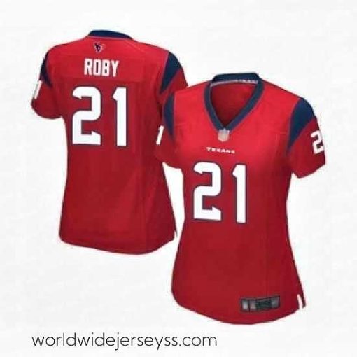 Marvelously styled Womens Houston Texans 21 Bradley Roby Game Red Alternate Football Jersey