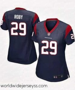 Marvelously styled Womens Houston Texans 29 Bradley Roby Game Navy Blue Team Color Football Jersey