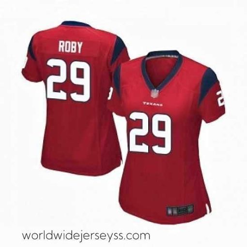 Exceptionally fashioned Womens Houston Texans 29 Bradley Roby Game Red Alternate Football Jersey