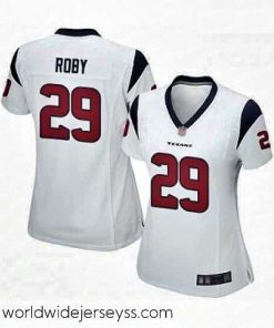 Finely crafted Womens Houston Texans 29 Bradley Roby Game White Football Jersey