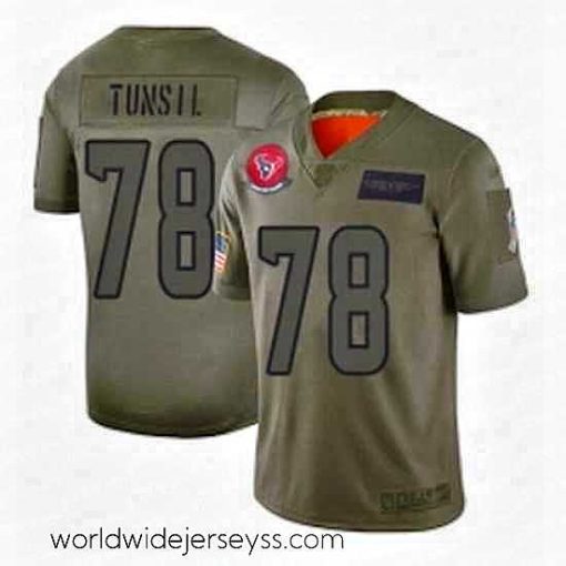 Exquisitely designed Womens Houston Texans 78 Laremy Tunsil Limited Camo 2019 Salute to Service Football Jersey
