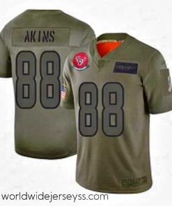 Superbly made Womens Houston Texans 88 Jordan Akins Limited Camo 2019 Salute to Service Football Jersey