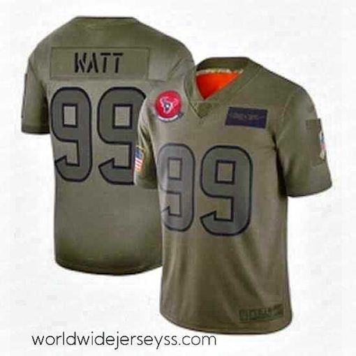 Finely crafted Womens Houston Texans 99 JJ Watt Limited Camo 2019 Salute to Service Football Jersey