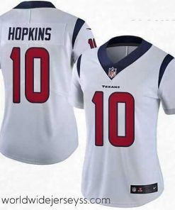 Exquisitely designed Womens Nike Houston Texans 10 DeAndre Hopkins Elite White NFL Jersey