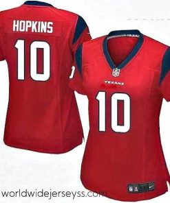Marvelously styled Womens Nike Houston Texans 10 DeAndre Hopkins Game White NFL Jersey