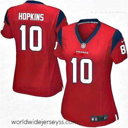 Marvelously styled Womens Nike Houston Texans 10 DeAndre Hopkins Game White NFL Jersey