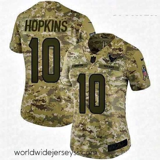 Finely crafted Womens Nike Houston Texans 10 DeAndre Hopkins Limited Camo 2018 Salute to Service NFL Jersey