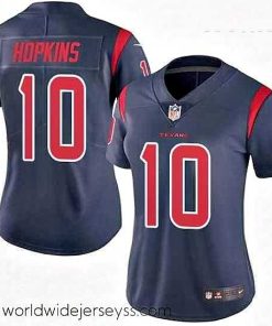 Finely crafted Womens Nike Houston Texans 10 DeAndre Hopkins Limited Navy Blue Rush Vapor Untouchable NFL Jersey