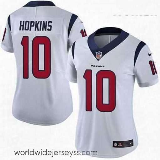 Exquisitely designed Womens Nike Houston Texans 10 DeAndre Hopkins Limited White Vapor Untouchable NFL Jersey