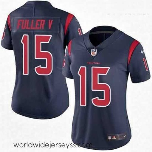 Exquisitely designed Womens Nike Houston Texans 15 Will Fuller V Elite Navy Blue Rush Vapor Untouchable NFL Jersey